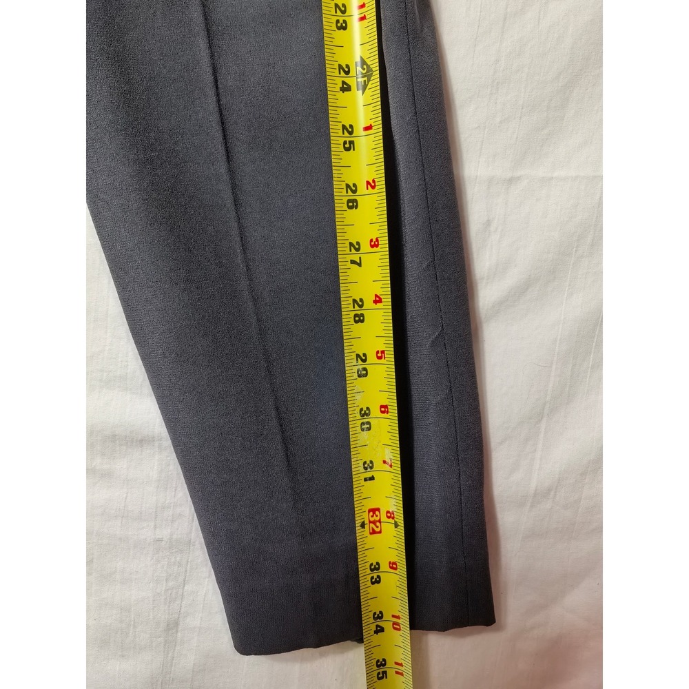 Babaton Conan Gray Elastic Waist Cropped‎ Trousers 6 Officecore Quiet Luxury - Picture 5 of 9